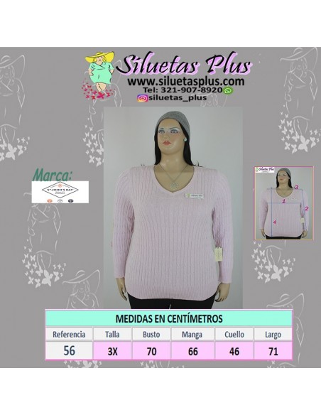 saco jaspeado talla grande gordita 3X plateado cerrado Colombia R056 0.jpg