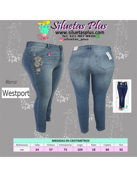 Pantalon-jean-talla-grande-gordita-24-skinny-diseño-de-flores-bordadas