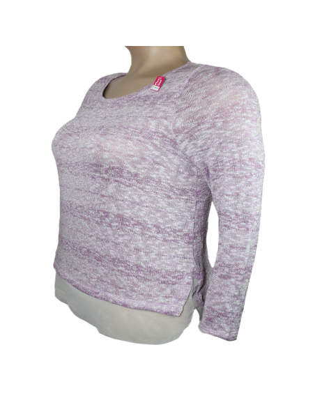 saco jaspeado talla grande gordita 2X lila cerrado Colombia R061 2.png