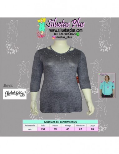 blusa talla grande gordita 2XL gris hilo saco colombia R601 2XL G 01 0.jpg