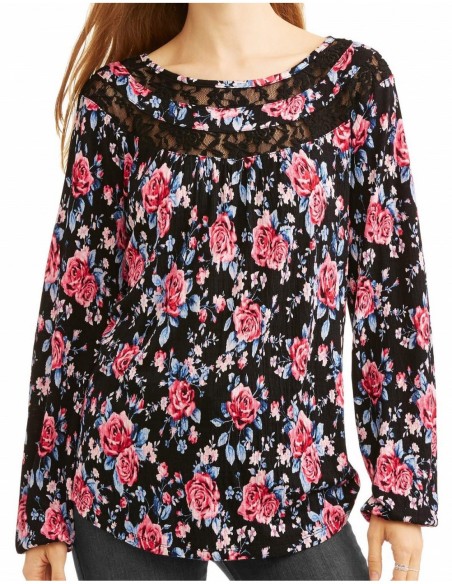 blusa talla grande gordita 2XL negra flores colombia R602 2XL N 01 5.jpeg