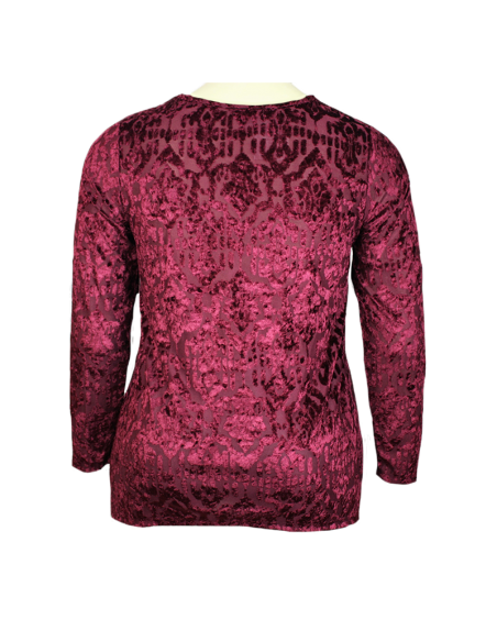 blusa talla grande gordita 2XL vinotinto pana colombia R615 4.png