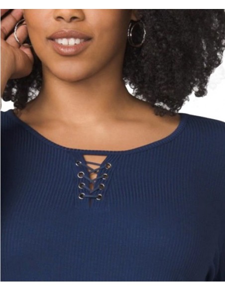 blusa talla grande gordita 2XL azul colombia R629 2X 5.jpg