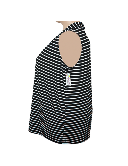 saco talla grande gordita 2XL negro rayas blancas abierto colombia R646 2.png