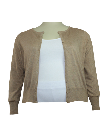 saco talla grande gordita 2XL caqui cuello semiredondo colombia R647 2XL 1.png