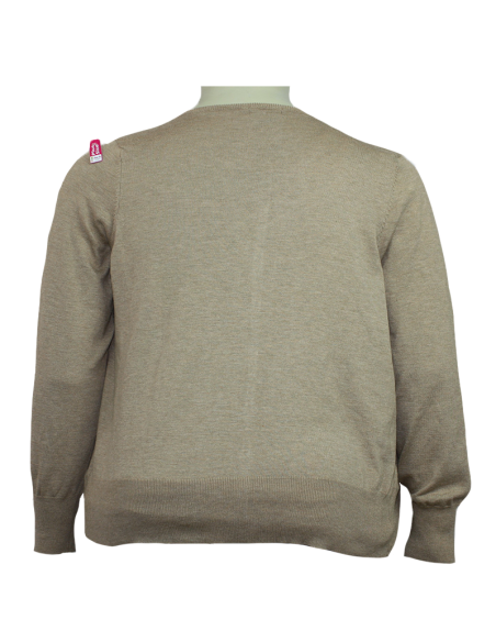 saco talla grande gordita 2XL caqui cuello semiredondo colombia R647 2XL 4.png