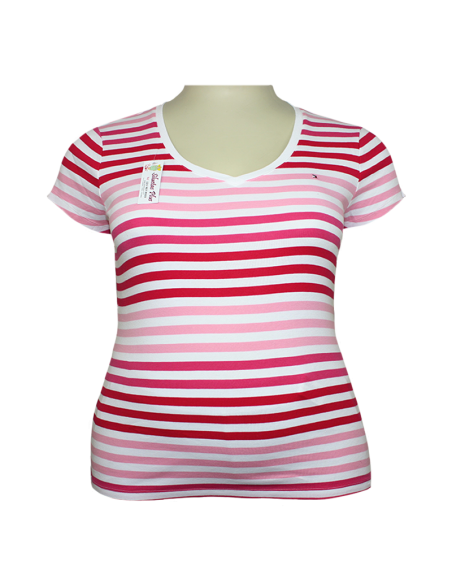 blusa tipo polo talla grande gordita fucsia rosado tommy hilfiger Colombia 2XL R075 1.png