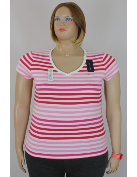 blusa tipo polo talla grande gordita fucsia rosado tommy hilfiger Colombia 2XL R075 5.jpg