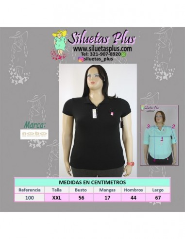 blusa talla grande gordita tipo polo negra Colombia 2XL R100 0.jpg