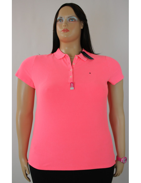 blusa-talla-grande-2XL-fucsia-polo-Tommy-R0072