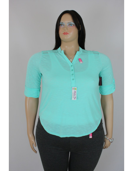 blusa-talla-grande-2XL-verde-R0084
