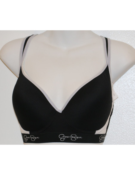 Brassier-talla-grande-38C-deportivo-negro-Jessica-Simpson-R0130
