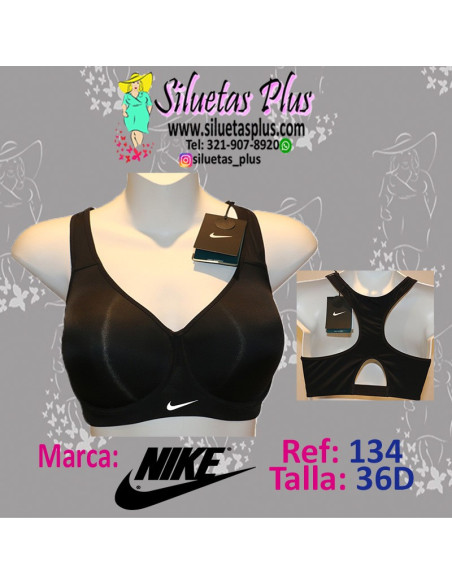Brassier-talla-grande-36D-deportivo-negro-Nike-R0134