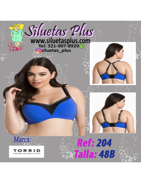 Brassier-talla-grande-48B-azul-espalda-ajustable-TORRID-R0204