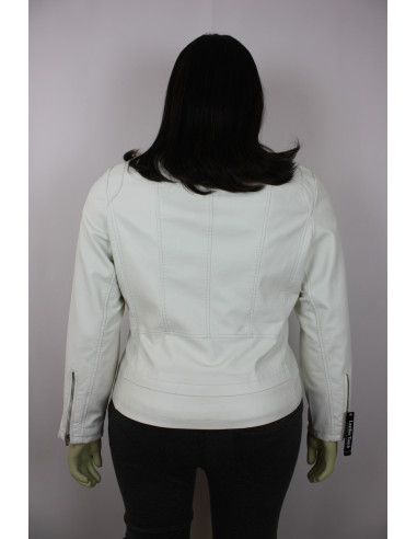 Chaqueta-talla-grande-2XL-blanca-cuerina-elegante-R0210