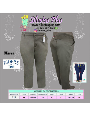 Pantalón-talla-grande-18-drill-caqui-bota-recta-R0222