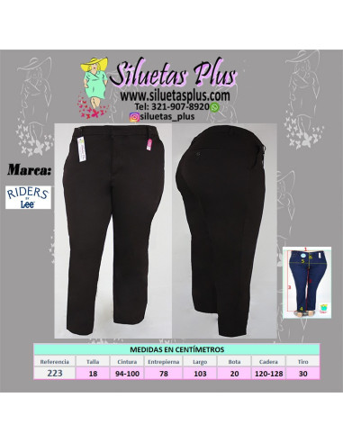 Patalón-talla-grande-18-drill-café-bota-recta-R0223