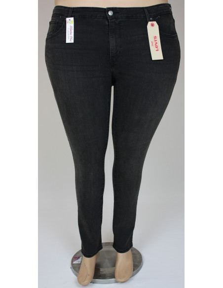 Jean-talla-grande-24-negro-super-skinny-Levi's-R0238