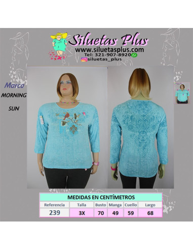 Blusa-talla-grande-3XL-azul-claro-estampada-R0239