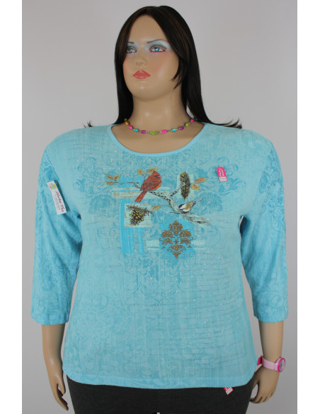 Blusa-talla-grande-3XL-azul-claro-estampada-R0239