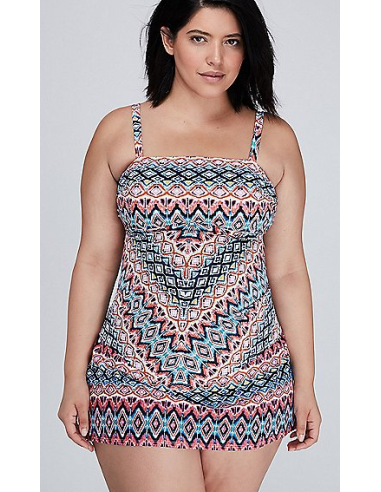 Vestido-de-baño-talla-grande-4XL-dos-piezas-tiras-R0286
