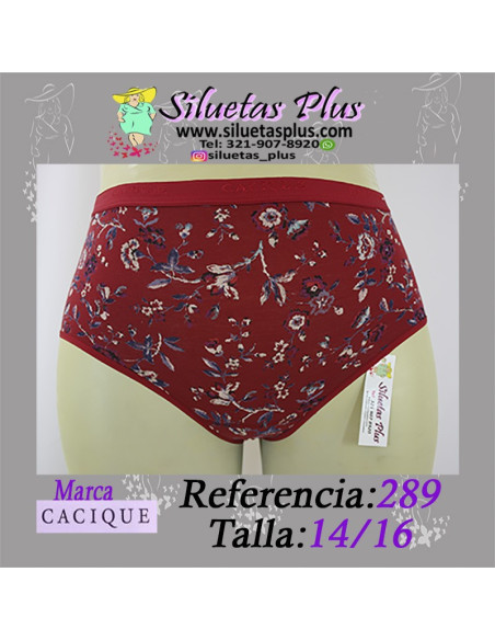 Panty-talla-grande-14-16-cachetero-rojo-estampado-CACIQUE-R0289