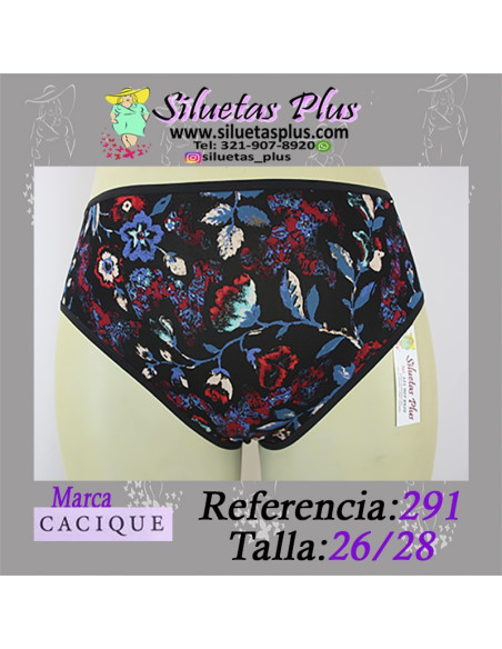 Panty-talla-grande-26/28-cachetero-negro-CACIQUE-R0291