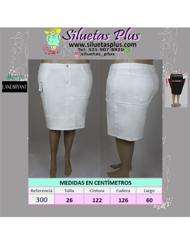 Falda-talla-grande-26-en-jean-blanca-LaneBryant-R0300