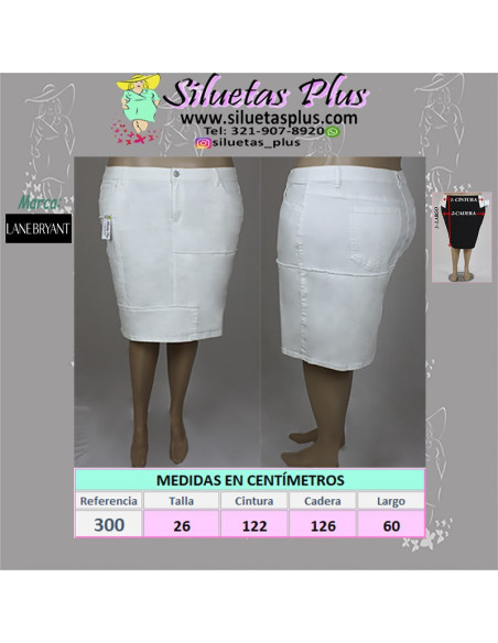 Falda-talla-grande-26-en-jean-blanca-LaneBryant-R0300