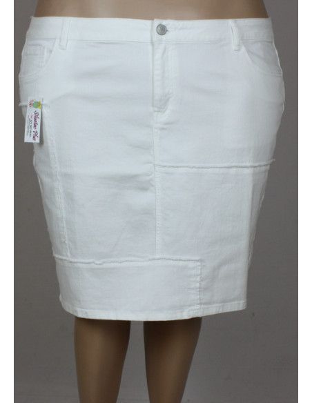 Falda-talla-grande-26-en-jean-blanca-LaneBryant-R0300