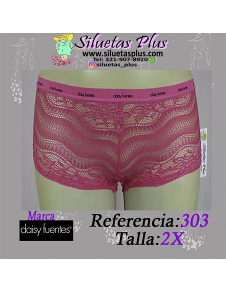 Panty-talla-grande-2XL-bóxer-encaje-rosado-R0303