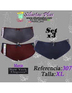 Set-de-panties-talla-grande-XL-estilo-clásico-máxima-comodidad-R0307
