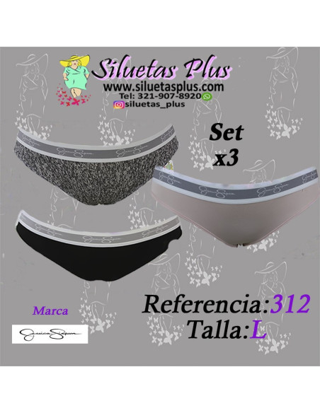 Set-de-panties-talla-grande-L-tres-colores-Jessica-Simpson-R0312