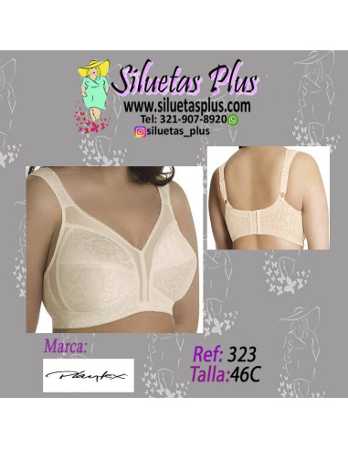 Brassier-talla-grande-46C-busto-pesado-control-espalda-Playtex-R0323