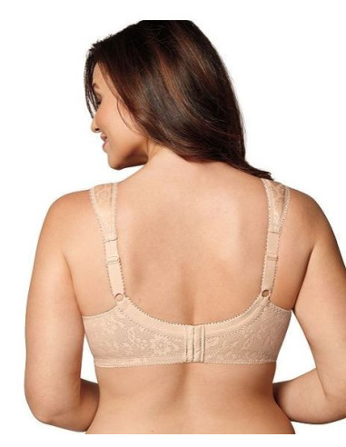 Brassier-talla-grande-48B-busto-pesado-máxima-comodidad-beige-Playtex-R337