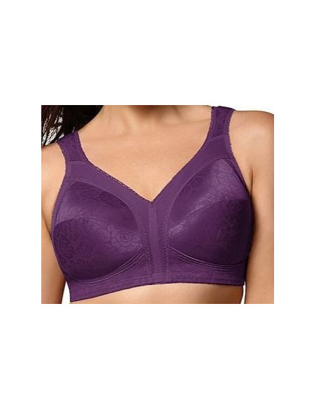 Brassier-talla-grande-40DDD-busto-pesado-morado-copa-completa-Playtex-R0340