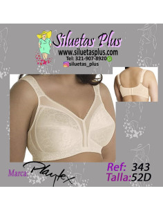 Brassier-talla-grande-52D-busto-pesado-control-y-máxima-comodidad-Playtex-R0342