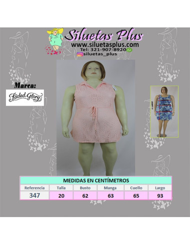 Vestido-talla-grande-2XL-encaje-a-la-rodilla-manga-cisa-R0347