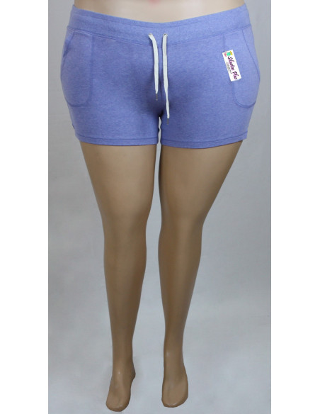 Short-talla-grande-2XL-azul-cintura-ajustable-para-mujer-gordita-R0371