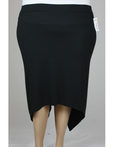 Falda-talla-grande-3XL-asimétrica-negra-R0384