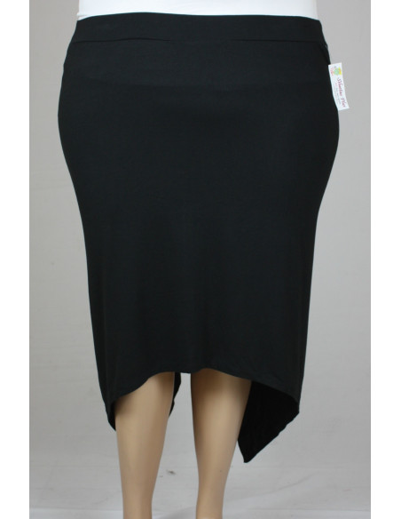 Falda-talla-grande-3XL-asimétrica-negra-R0384