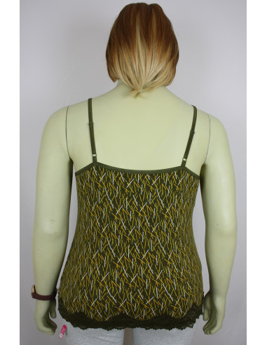 Blusa-talla-grande-4XL-de-tiras-verde-encaje-R0395