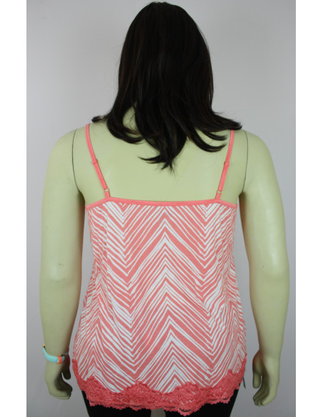 Blusa-talla-grande-4XL-de-tiras-salmón-encaje-R0399