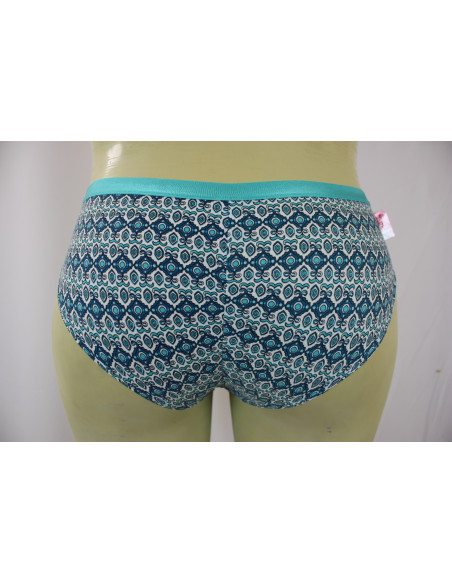 Panty-talla-grande-2XL-clásico-verde-con-malla-CACIQUE-R0425