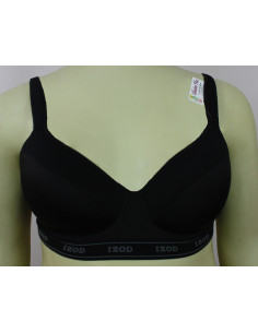 Brassier-talla-grande-40D-busto-pesado-camisetero-negro--IZOD-R0430 2