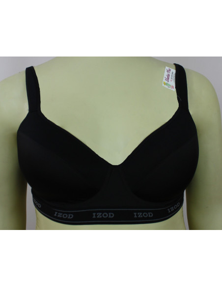 Brassier-talla-grande-40D-busto-pesado-camisetero-negro--IZOD-R0430
