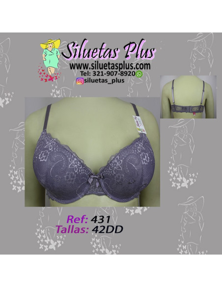 Brassier-talla-grande-42DD-busto-pesado-encaje-lila-R0431