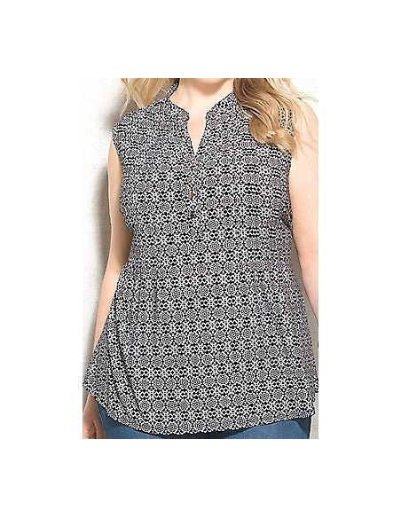 Blusa-talla-grande-XL-estampada-manga-sisa-para-mujer-gordita-DRESSBARN-R0490