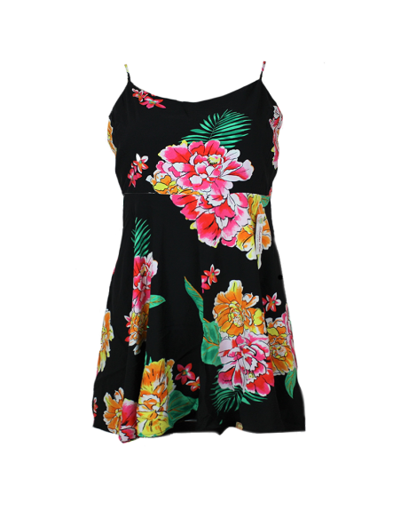 Vestido-corto-talla-grande-2XL-negro-con-flores-marca-OLD-NAVY-R0525