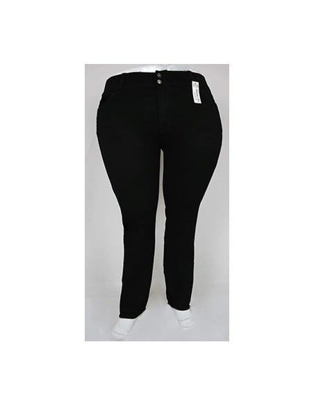 Pantalon-jean-talla-grande-20-negro-cierre-con-cremallera-bota-recta-BELMODA-R0555